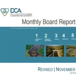 document thumbnail of the Monthly project summary report to the board for December 2023 monthly board report