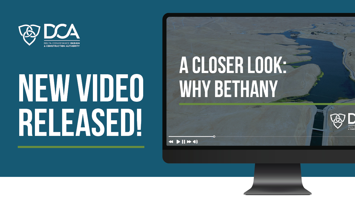 Image with text to the left that states "NEW VIDEO RELEASED!". To the right of the text is a monitor with a video displaying the title screen "A CLOSER LOOK: WHY BETHANY"