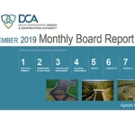 document thumbnail of the November 21, 2019 board report