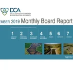 document thumbnail of the December 19, 2019 board report