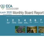document thumbnail of the February 20, 2020 board report