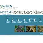 document thumbnail of the March 19, 2020 board report