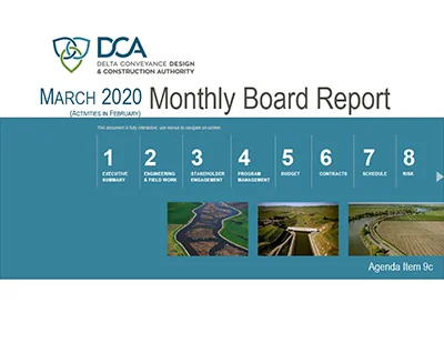 document thumbnail of the March 19, 2020 board report