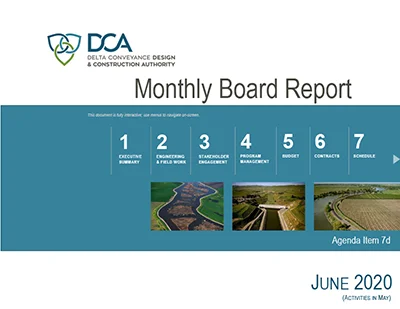 document thumbnail of the June 18, 2020 board report