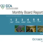 document thumbnail of the October 15, 2020 board report