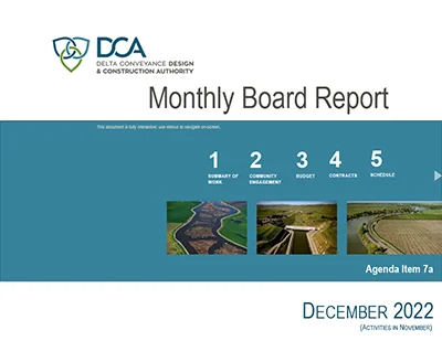 document thumbnail of the December 15, 2022 board report