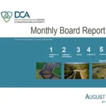 document thumbnail of the August 17, 2023 monthly board report
