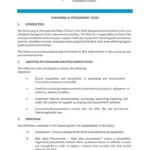 document thumbnail of the DCA Purchasing and Procurement Policy