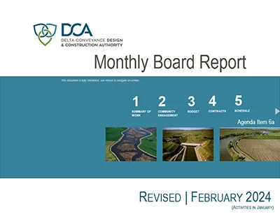 document thumbnail of the February 15, 2024 monthly board report