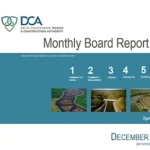 document thumbnail of the Monthly project summary report to the board for December 2024 monthly board report