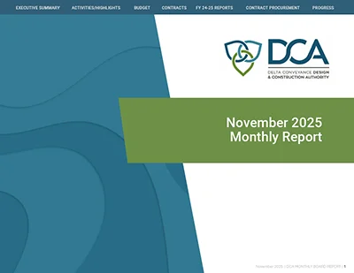 document thumbnail of the November 20, 2025 board report