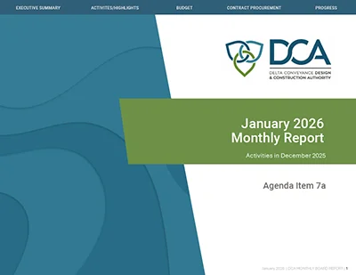 document thumbnail of the January 15, 2026 board report