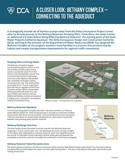 thumbnail of Bethany Complex Fact Sheet