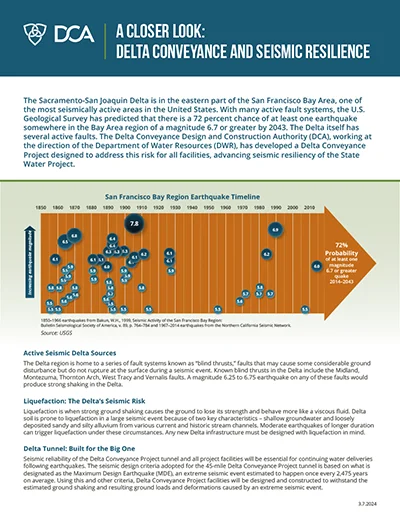 thumbnail of Seismic Resilience Fact Sheet