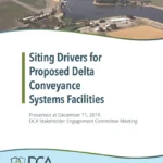 thumbnail of the Delta Conveyance Siting Drivers document