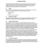 document thumbnail of the DCFA Investment Policy