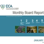 document thumbnail of the January 21, 2021 board report