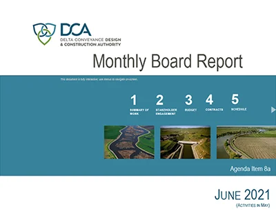 document thumbnail of the June 17, 2021 board report