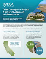 Delta Conveyance project: A Different Approach to Infrastructure